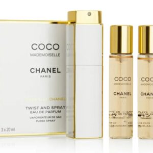 طقم عطور Coco Mademoiselle – ٣ عبوات فخمة بحجم ٢٠ مل