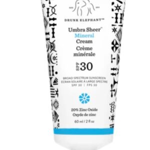 Drunk Elephant Umbra Sheer™ Physical Daily Defense SPF 30 (النوع الشفاف)