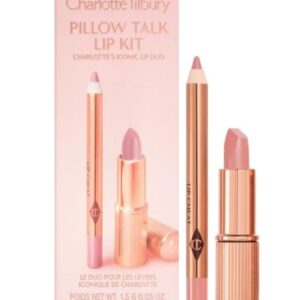 طقم بيلوتوك الميني من شارلوت تيلبري – قلم تحديد + روج ميني Charlotte Tilbury Mini Pillow Talk Lip Kit