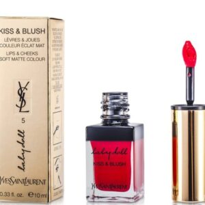 YSL Kiss & Blush Matte – أحمر خدود وشفاه مطفي