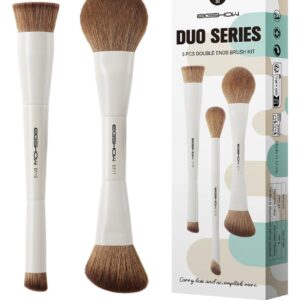 مجموعة فرش المكياج EIGSHOW DUO SERIES – 3 قطع مزدوجة الأطراف