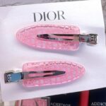 Dior Hair Clips – Pink