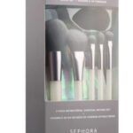 Sephora Collection – طقم فراشي مكياج 6 قطع مضادة للبكتيريا مشبعة بالفحم