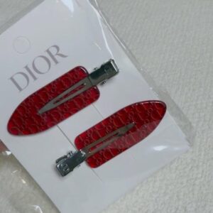 Dior Red Hair Claw Clip