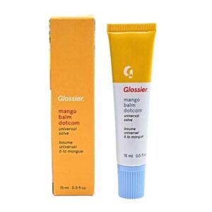 Glossier Balm Dotcom Lip Balm and Skin Salve – Lemon Flavor / Sheer Peach Rose