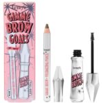 Benefit Gimme Brow Goals Volumising Fiber Eyebrow Gel and Pencil Duo Set – Shade 4 Warm Deep Brown