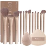 DUcare Coffee Brush Set – طقم فرش مكياج كامل 12 قطعة