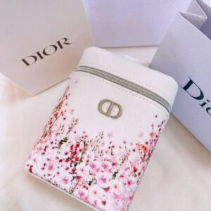Christian Dior Vanity Pouch – Flower White Novelty • New • Limited Edition • Japan