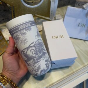 Christian Dior Toile de Jouy Ceramic Mug – With Box