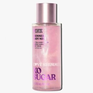 Victoria’s Secret PINK Shimmer Body Mist بخاخ جسم لامع – Cotton Candy Skies & XO Sugar 250ML