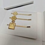 Chanel Set of 3 Authentic CC Hair Pin Accessories – COCO Camellia | Gold Novelty