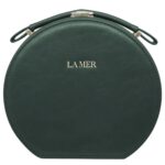 La Mer Green Round Makeup Bag