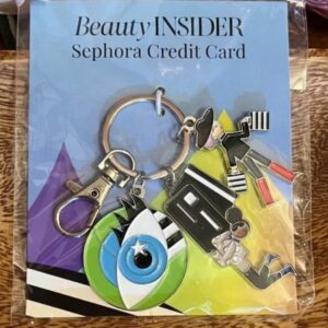 Sephora Beauty Insider Keychain Fob Purse Charm
