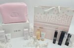 Dior Pink Beauty Set (Bag, Pouch, White Box, Lip Glow shade 031 & Mini Mascara)