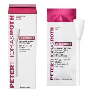 Peter Thomas Roth Even Smoother Instant Reveal Facial Peel – 8 Cotton Swabs