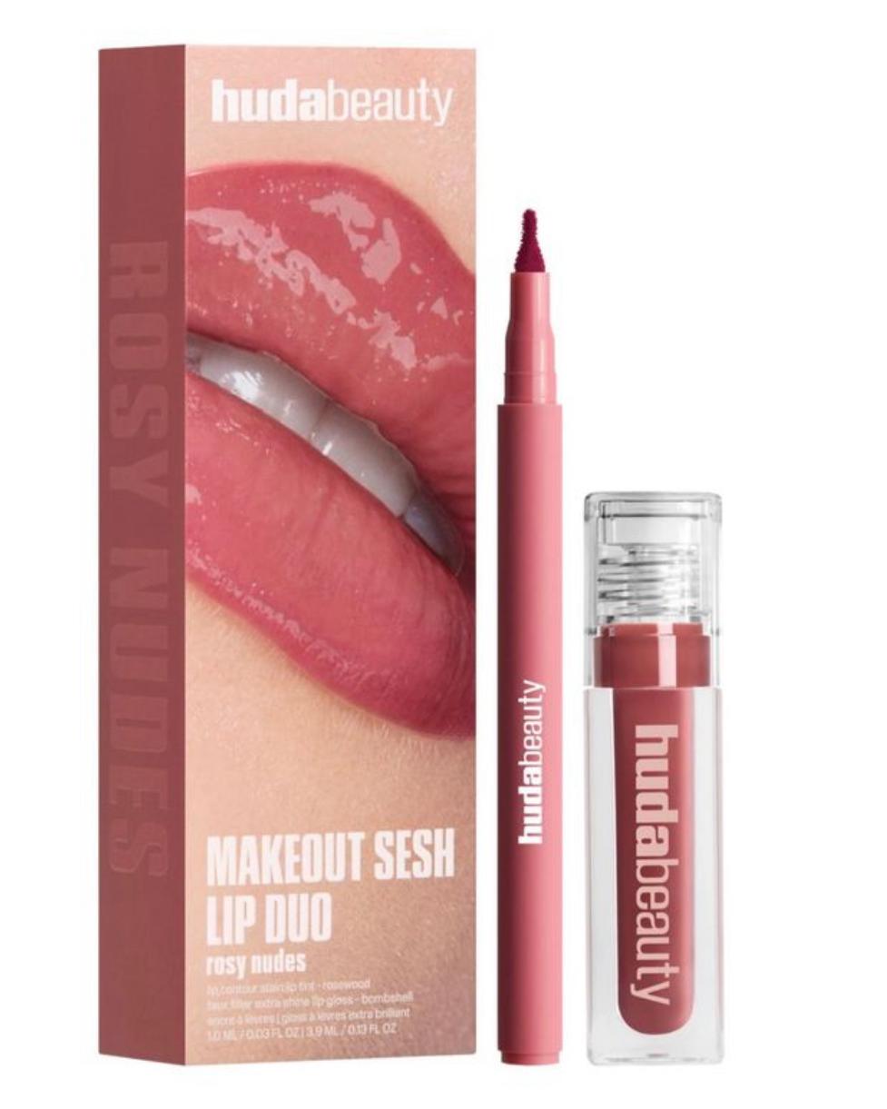 WhatsApp Image 2026-04-28 at 4.00.20 PM Huda Beauty Makeout Sesh Lip Duo – Rosy Nudes - الصورة 1