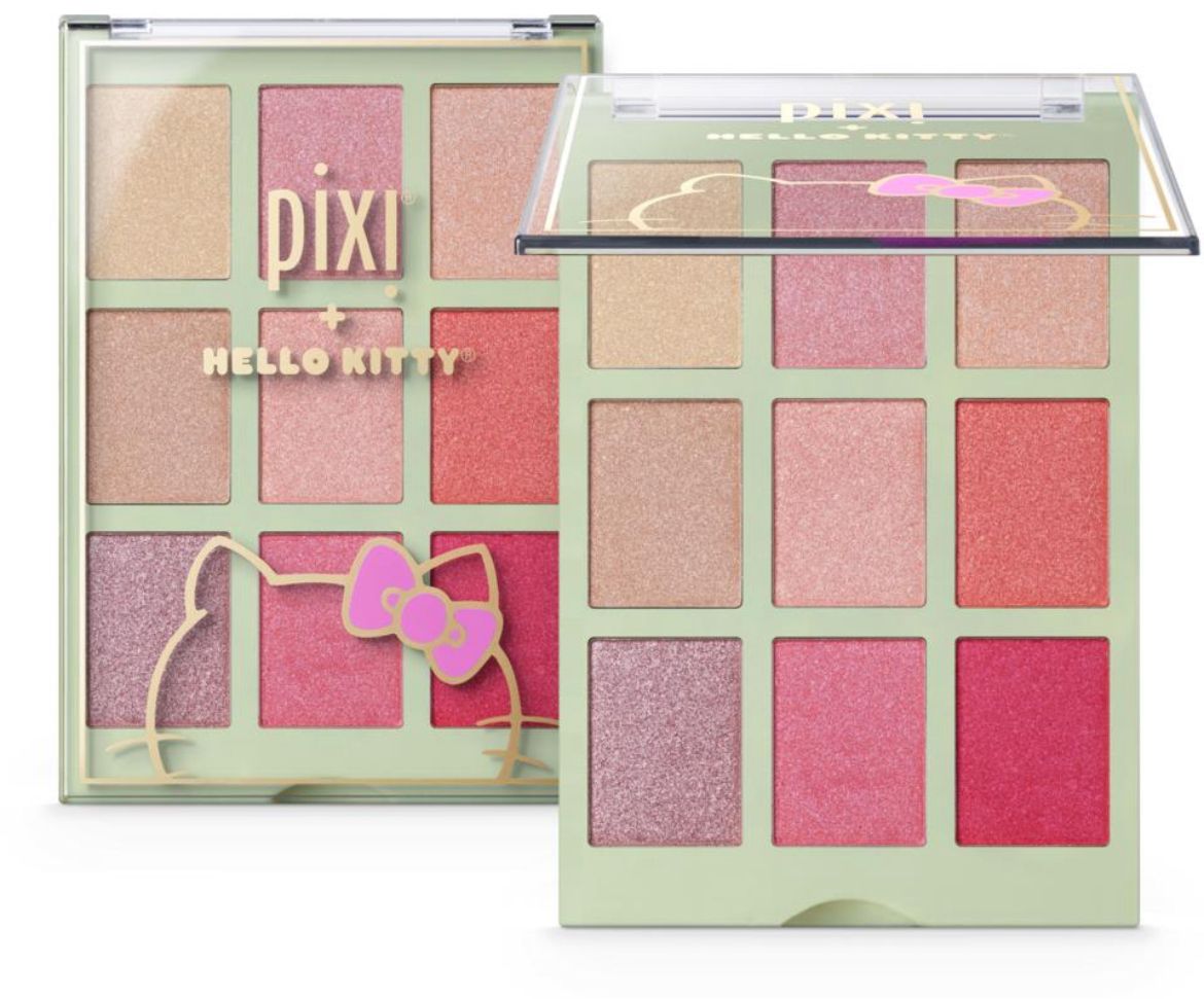 WhatsApp Image 2026-05-07 at 6.56.39 AM Pixi + Hello Kitty – Chrome Glow Palette 25 g - الصورة 1