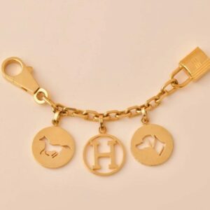 Hermès Breloque Olga Bag Charm Amulette Golden– With Box