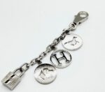 Hermès Key Ring Silver with Box