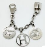 ⁦Hermès Key Ring Silver with Box⁩ - الصورة ⁦2⁩