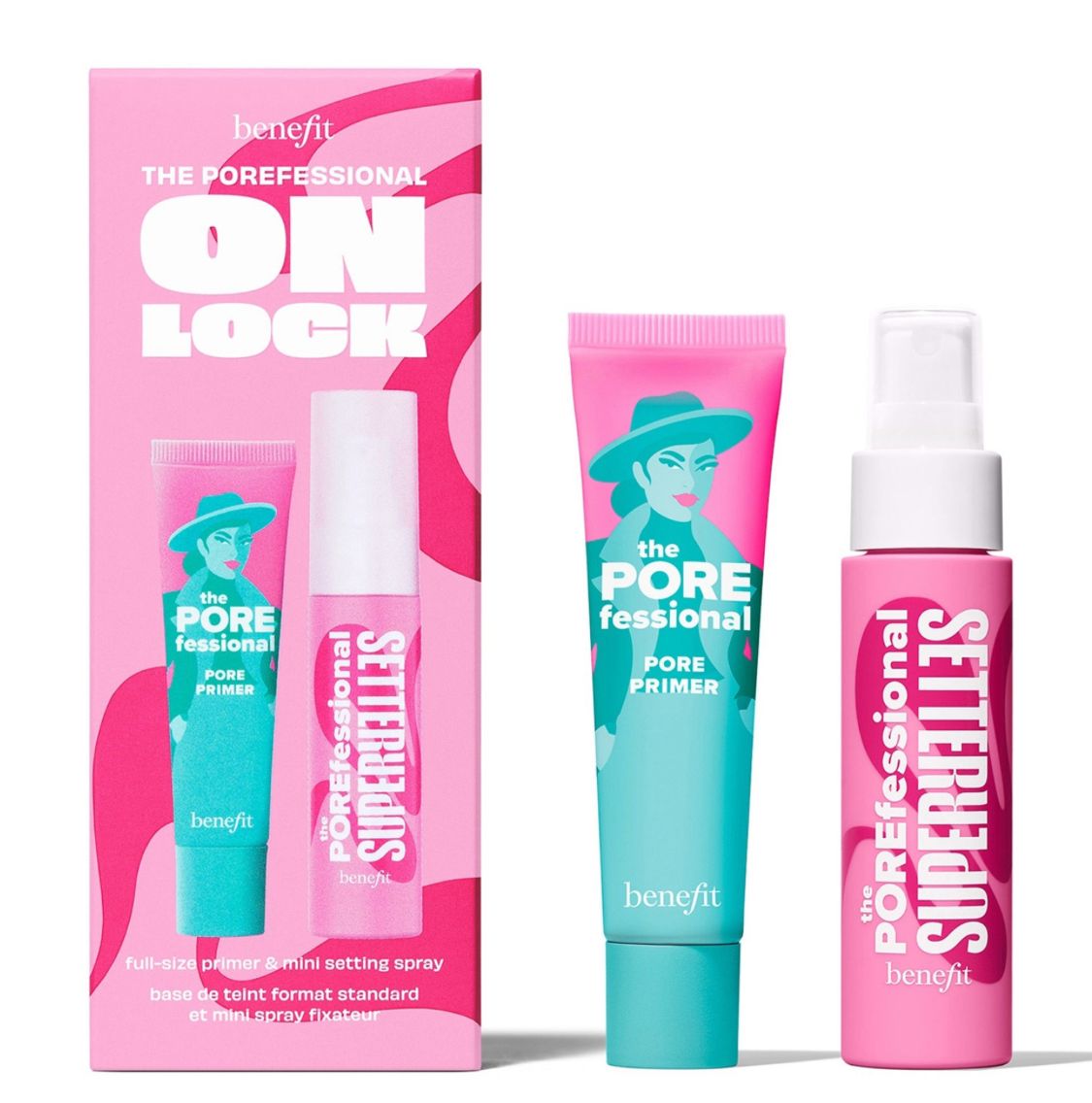 WhatsApp Image 2026-05-16 at 7.12.02 PM Benefit Cosmetics The POREfessional On Lock Primer & Setting Spray Set - الصورة 1