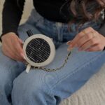 ⁦Chanel Tweed Mini Round Charm Bag⁩ - الصورة ⁦5⁩