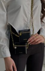 ⁦– Chanel Black Beauty bag⁩ - الصورة ⁦3⁩