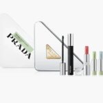 Prada Triangle Metal Clutch Makeup Set (Limited Edition)