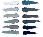 ⁦Made by Mitchell Colour Case Cosmetic Paint Palette & Brush Set (The Energetic)⁩ - الصورة ⁦2⁩