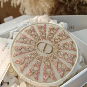Dior Butterfly Embroidered Beauty Pouch