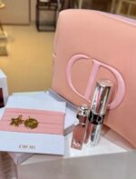 Dior Pink Makeup Gift Box with Mini Lip Gloss & Mini Mascara