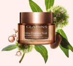 Clarins Extra-Firming Night Refillable Moisturizer with Collagen Polypeptide + Niacinamide for Dry Skin 50ml