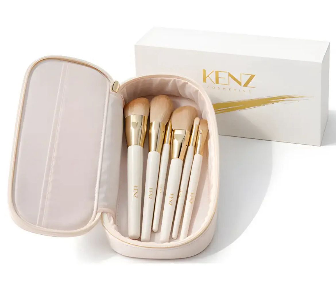 WhatsApp Image 2026-06-29 at 9.56.16 AM KENZ Collection Makeup Brush Set – 6 Pieces - الصورة 1