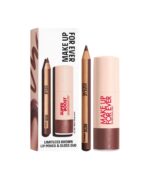 ⁦Make Up For Ever Mini Artist Color Pencil Lip Liner & Full Size Super Boost Lip Gloss Kit⁩ - الصورة ⁦2⁩