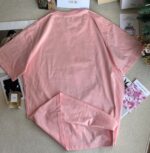 ⁦Dior Pink Crystal Logo T-Shirt⁩ - الصورة ⁦3⁩