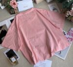 ⁦Dior Pink Crystal Logo T-Shirt⁩ - الصورة ⁦2⁩