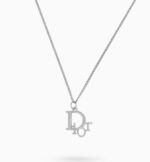 Dior Silver Logo Necklace