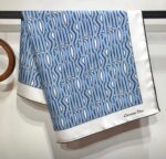 Christian Dior Miss Dior Blue & White Scarf 90*90 CM