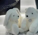 Dior Velvet Teddy Bear & Rabbit Plush Set