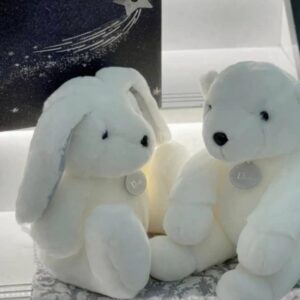Dior Velvet Teddy Bear & Rabbit Plush Set