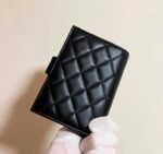 ⁦CHANEL Classic Quilted Card Holder Wallet – Black⁩ - الصورة ⁦4⁩
