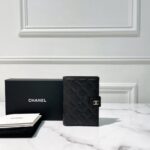 CHANEL Classic Quilted Card Holder Wallet – Black