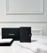 CHANEL Classic Quilted Card Holder Wallet – Black