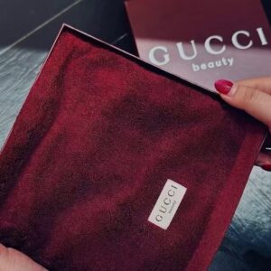 Gucci Beauty Cotton Face Towel – Burgundy