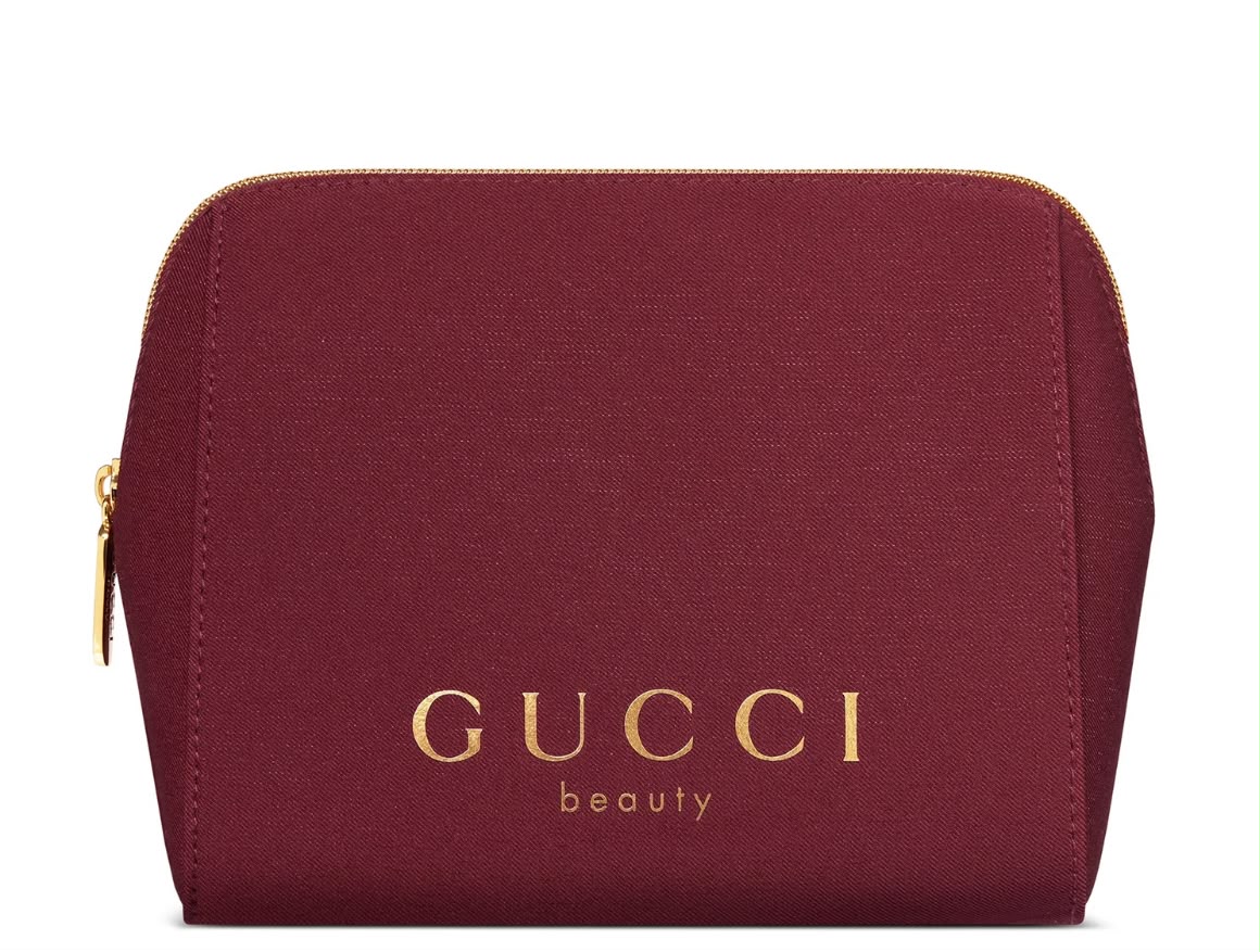 WhatsApp Image 2026-07-17 at 9.15.11 PM GUCCI Fragrance Multiline GWP Festive Pouch - الصورة 1