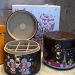 Louis Vuitton Vivienne Monogram Round Jewelry Case