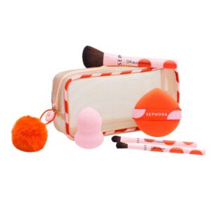 Sephora 3 Brushes & Beauty Blender Makeup Set