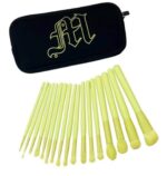 ⁦16 Piece Makeup Brush Set & Brush Pouch⁩ - الصورة ⁦3⁩