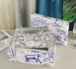 Dior Luxury Tissue Box Cover Set