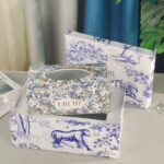Dior Luxury Tissue Box Cover Set